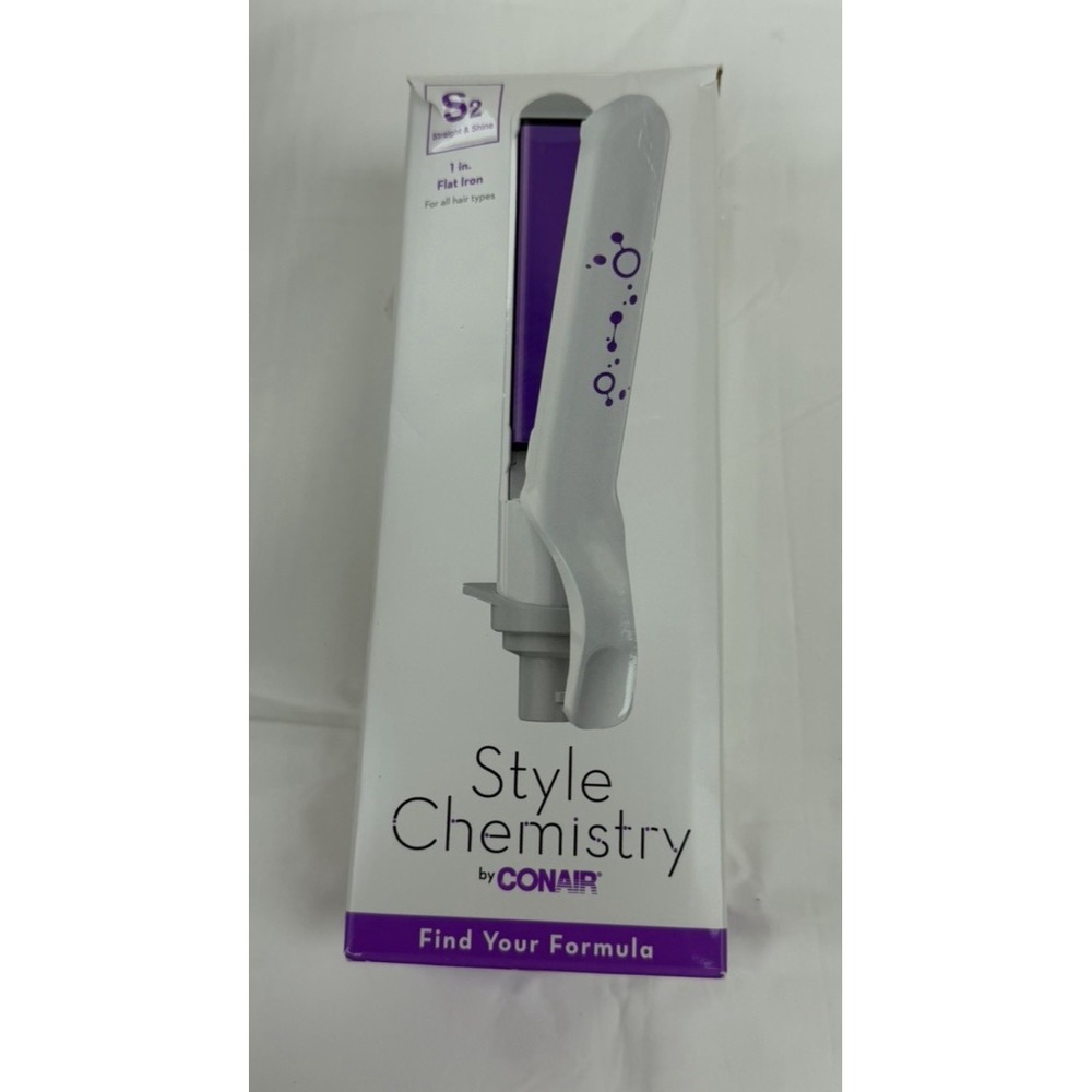 Conair Style Chemistry S2 Straight & Shine 1" Flat Iron Attachment (6844) 8C